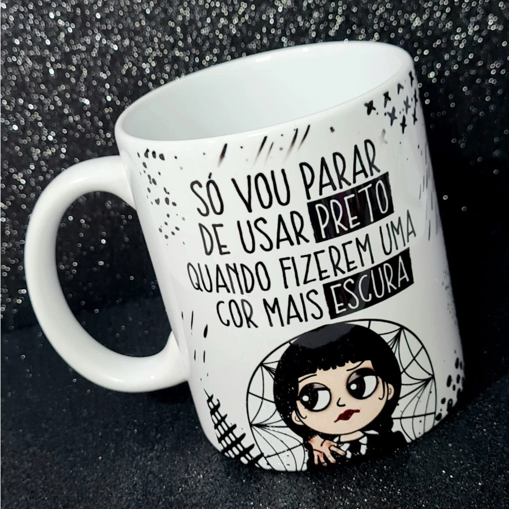 Caneca “Só vou parar de usar preto…”